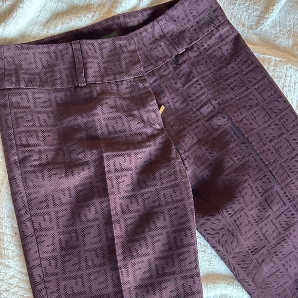 FENDI Monogram Trousers - size 38 - Picture 5 of 10